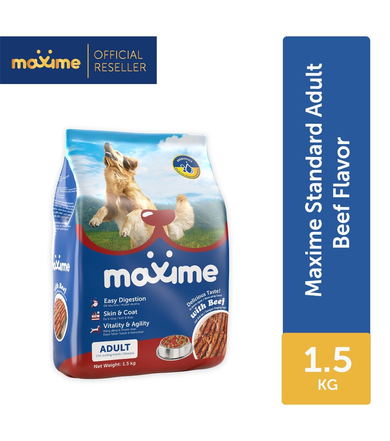 Maxime Elite Adult Lamb Dog Food 1.5kg Product Catalog