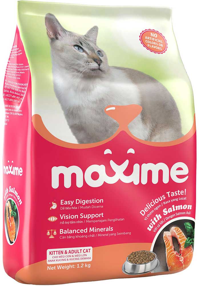 Maxime Cat Food – Kitten & Adult – Salmon Flavor