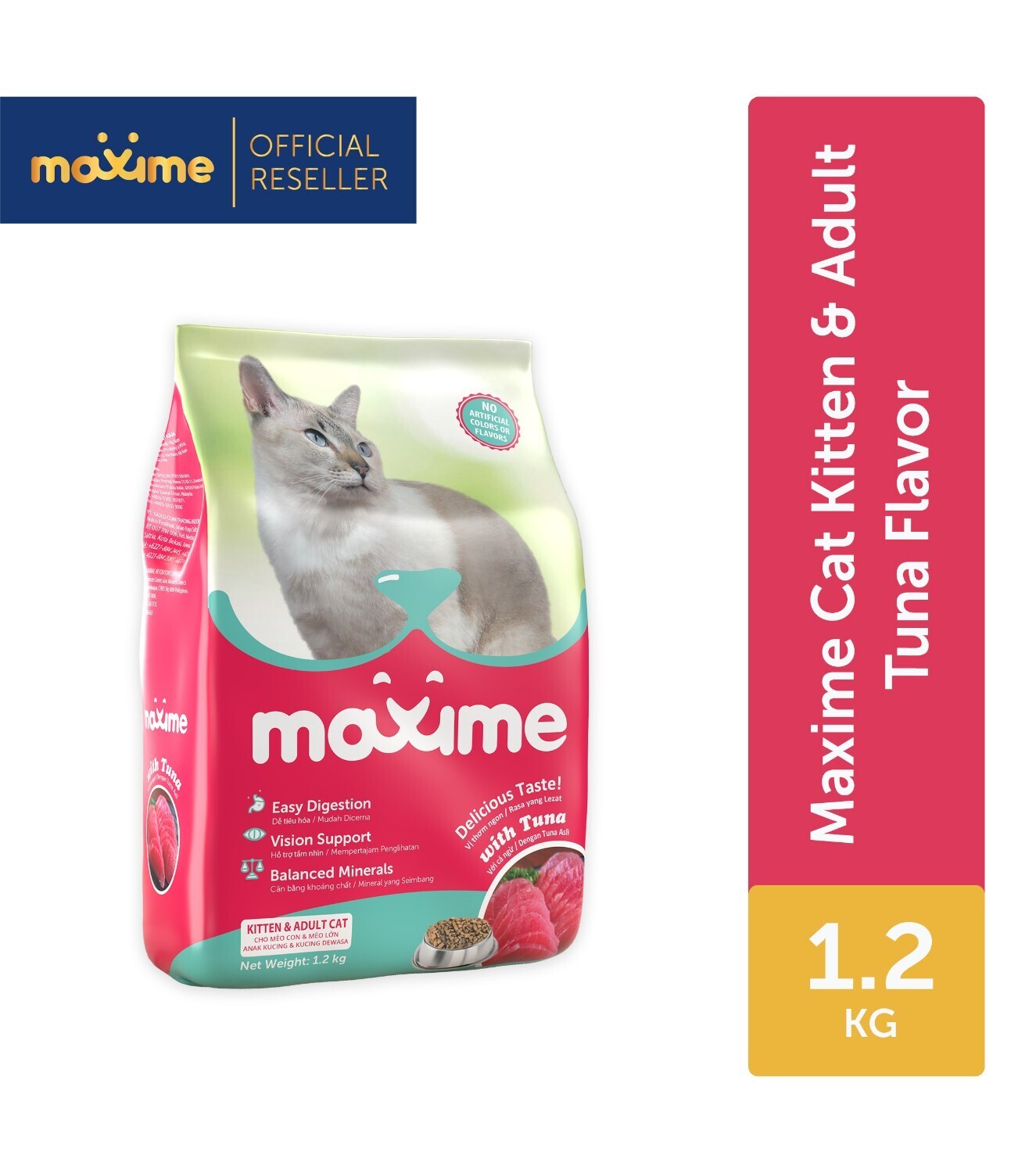 Maxime Standard Kitten Cat - Tuna - 1.2 kg Packaging