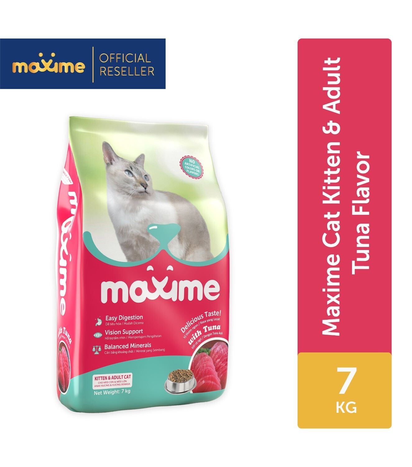 Maxime Standard Kitten Cat - Tuna - 7kg Packaging