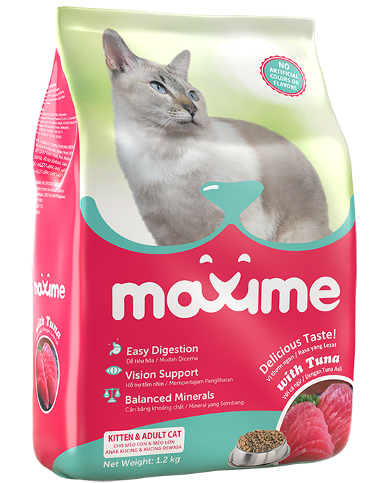 Maxime Cat Food - Kitten & Adult - Tuna Flavor
